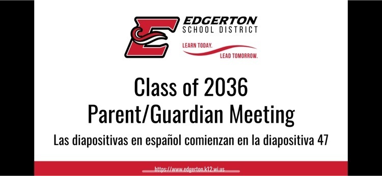 class of 2036 meeting slides